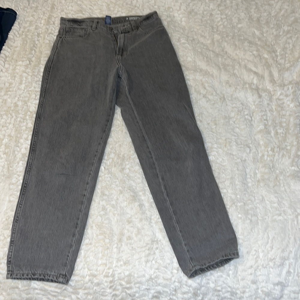 Grey mom jeans
